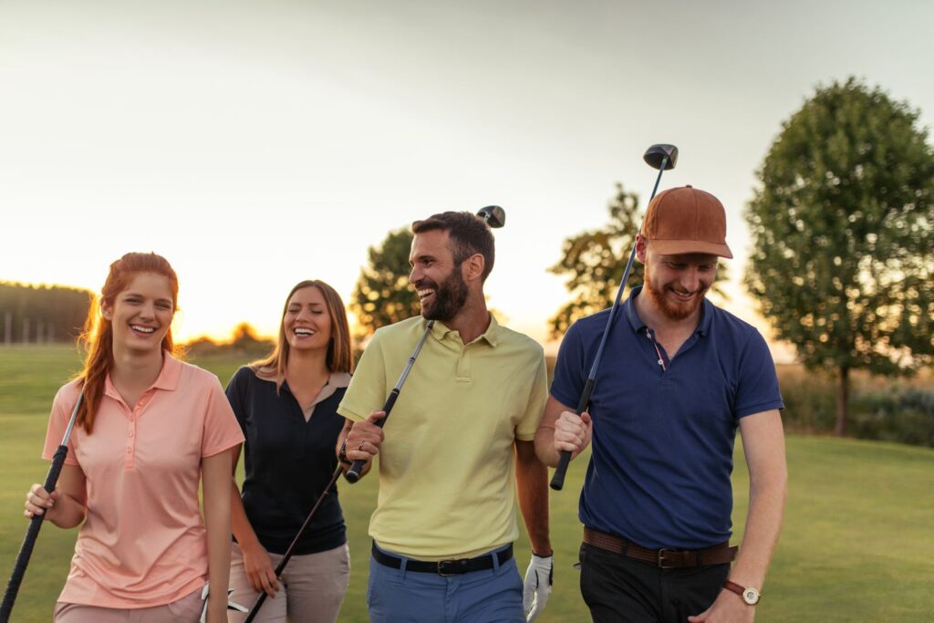 People Playing golf