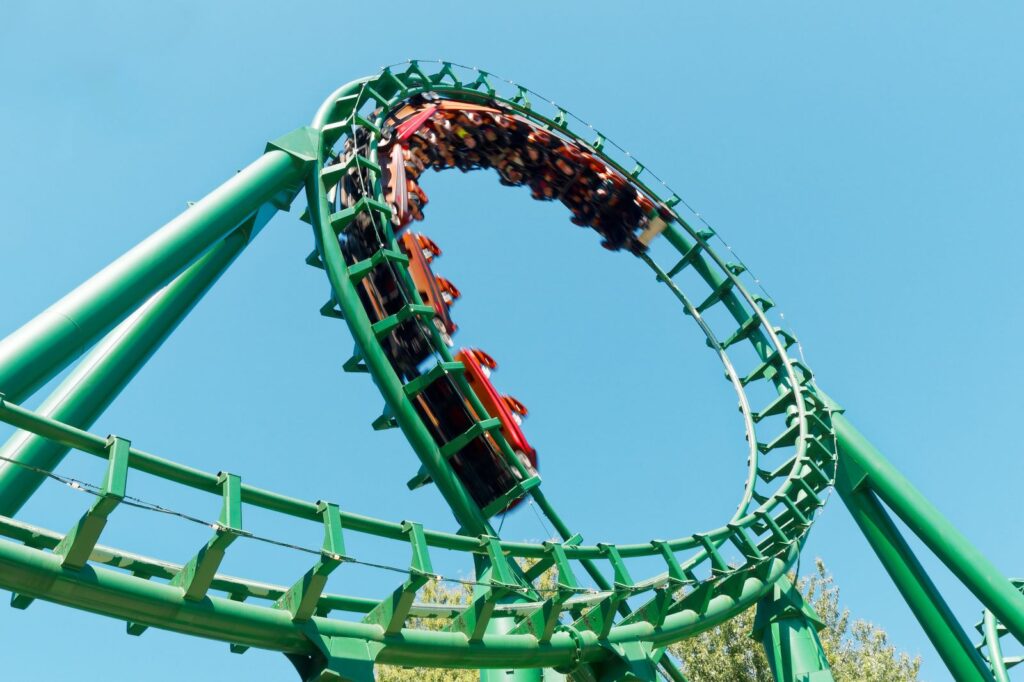 Busch Gardens rollers coaster